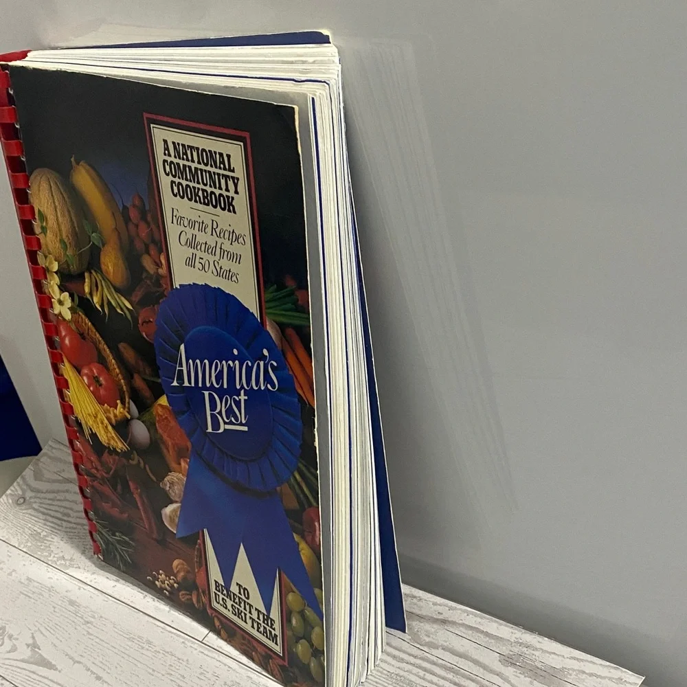 America’s Best Cookbook 1983 Community Recipes 50 States Vintage Spiral Bound
